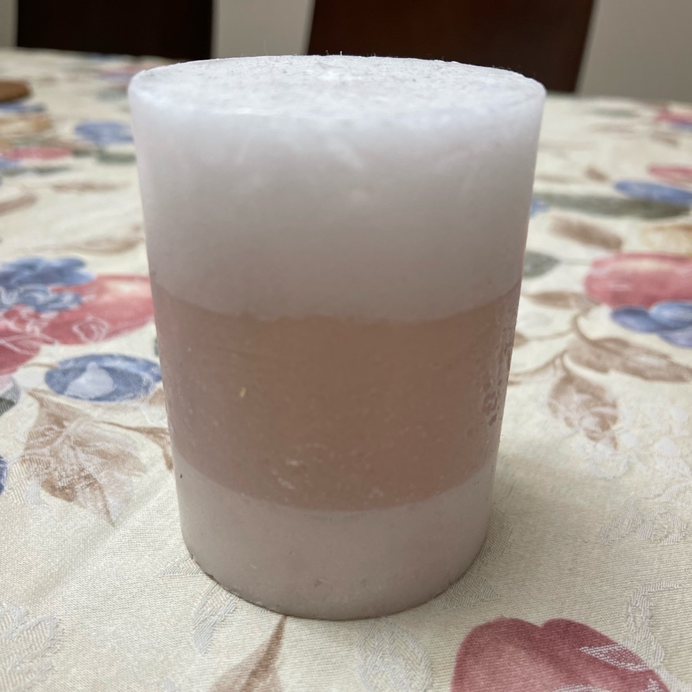 small pink candles